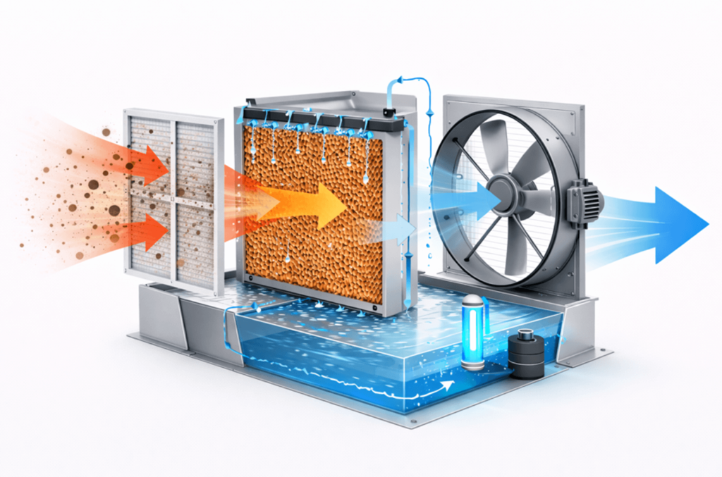 Purificadores y refrescadores de aire industriales 1 PUREFLOW